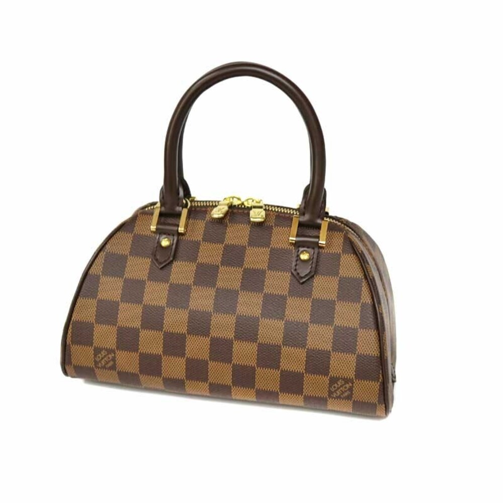 LOUIS VUITTON Rivera Handbag Damier Ebene Brown Bag